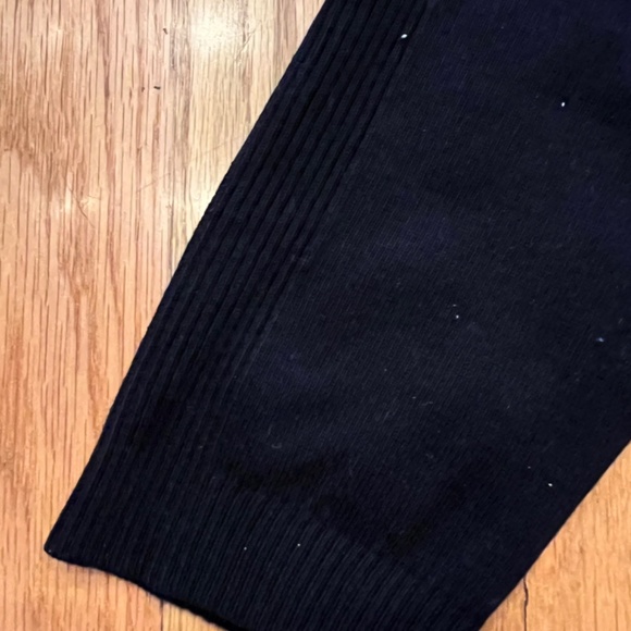 MERONA Black Knit turtle neck with ribbed detailing XL - Picture 2 of 5